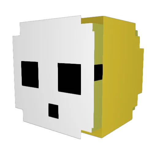 IronWolfe69 Minecraft avatar head, 3D render
