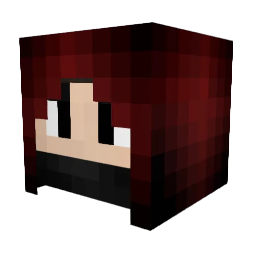 Iron_Musket Minecraft avatar head, 3D render