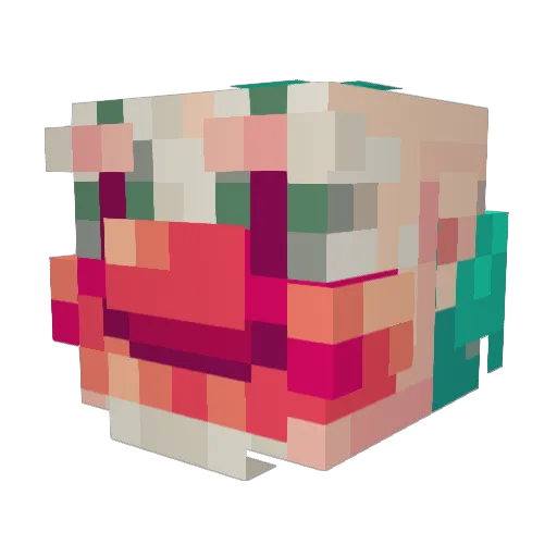 Iron_Phoenix99 Minecraft avatar head, 3D render
