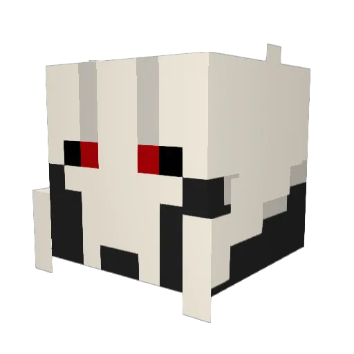 Iron_Rabbit Minecraft avatar head, 3D render