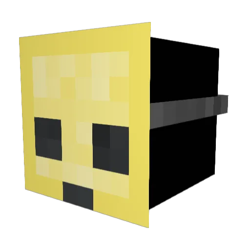 Ironbeano Minecraft avatar head, 3D render