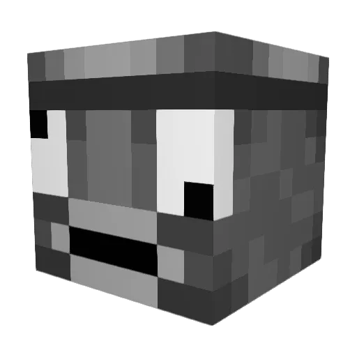 IrondemonX09 Minecraft avatar head, 3D render