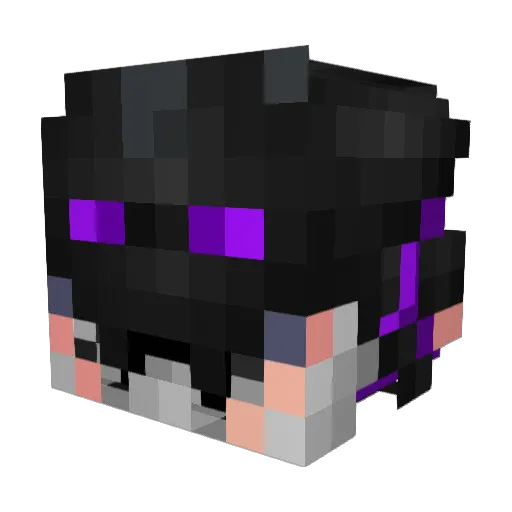 Irondiamond1 Minecraft avatar head, 3D render