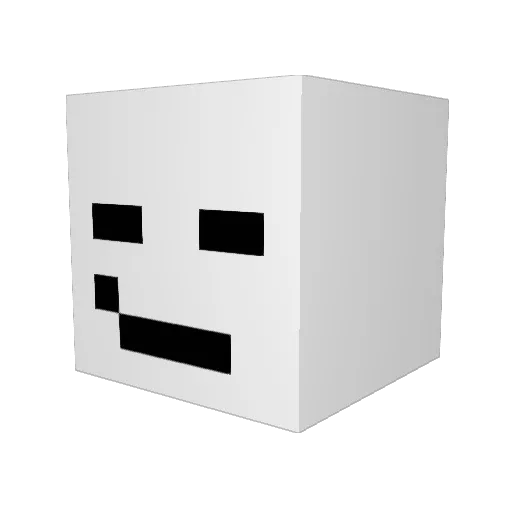 IroneHex Minecraft avatar head, 3D render
