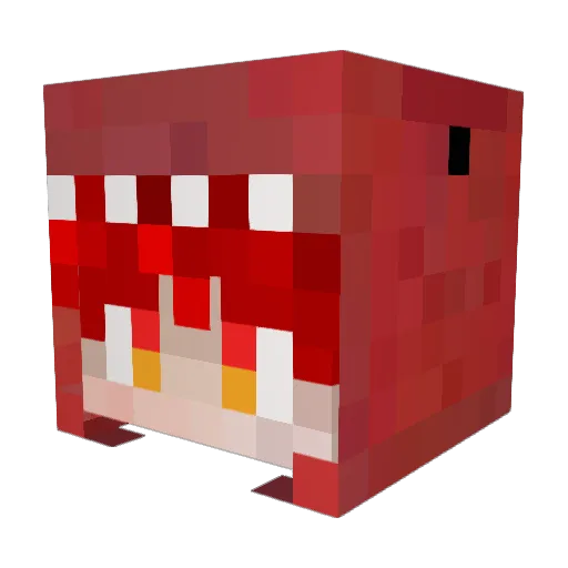 Ironethan Minecraft avatar head, 3D render