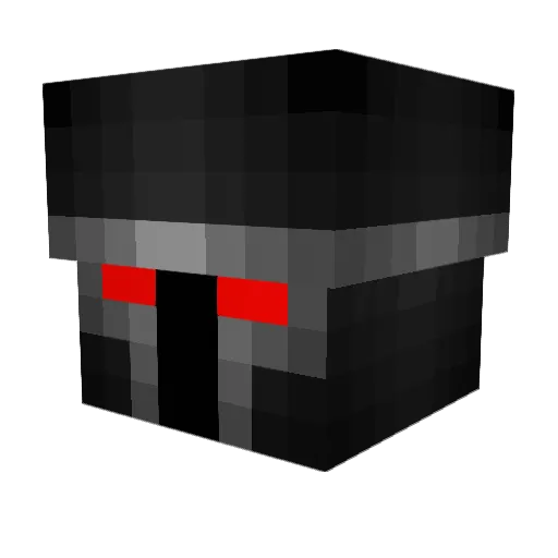 Ironfull Minecraft avatar head, 3D render