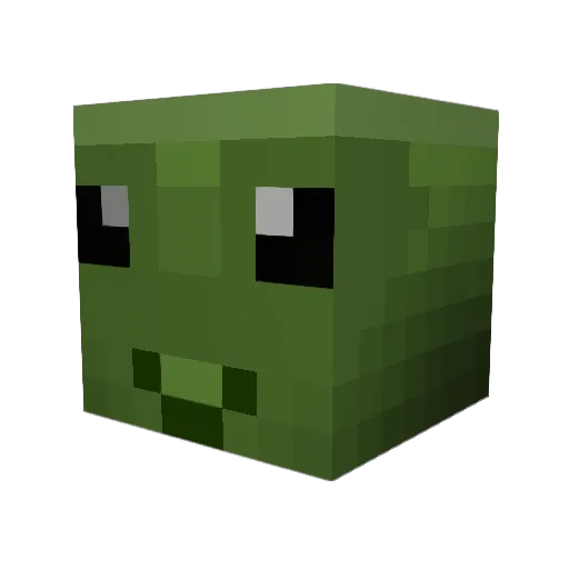 IronicMaddog Minecraft avatar head, 3D render