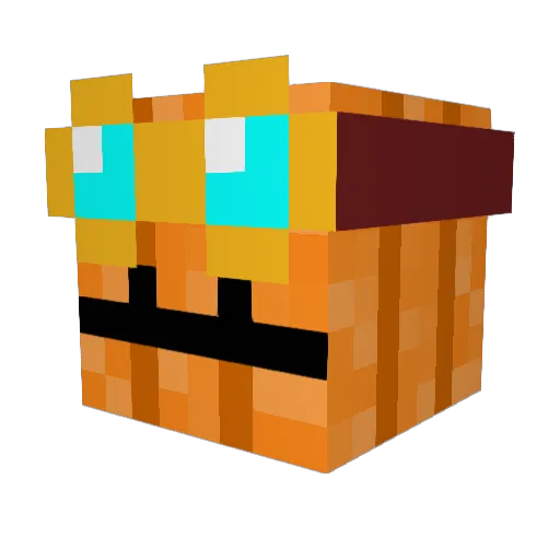 Ironman1980 Minecraft avatar head, 3D render