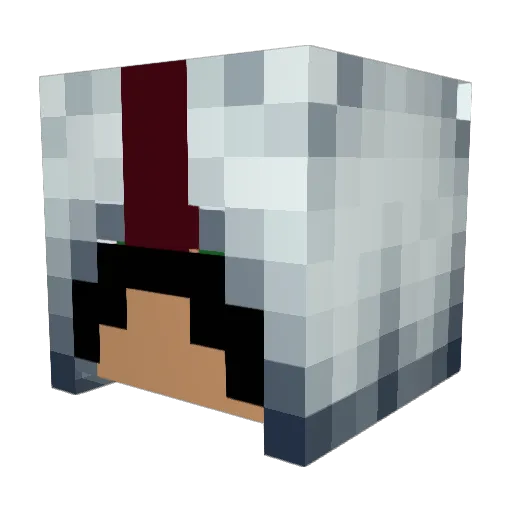 Ironman2550 Minecraft avatar head, 3D render