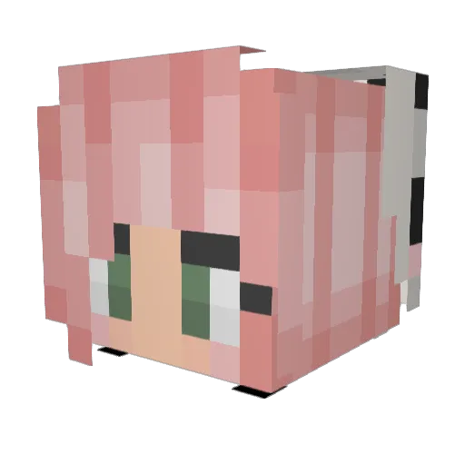 Ironman678 Minecraft avatar head, 3D render