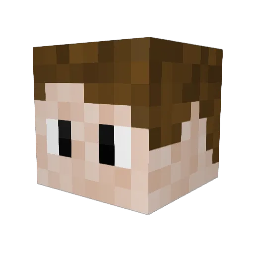 IronmanFreak Minecraft avatar head, 3D render