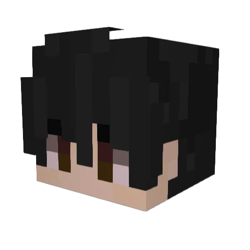 IronnBoy Minecraft avatar head, 3D render