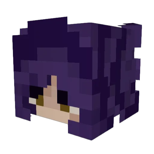 Ironswordaiden9 Minecraft avatar head, 3D render