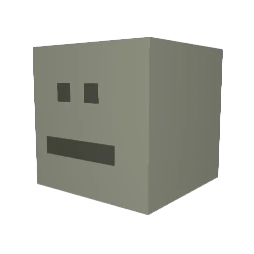 Ironteeth0117 Minecraft avatar head, 3D render
