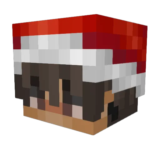 Ironwolf0409 Minecraft avatar head, 3D render