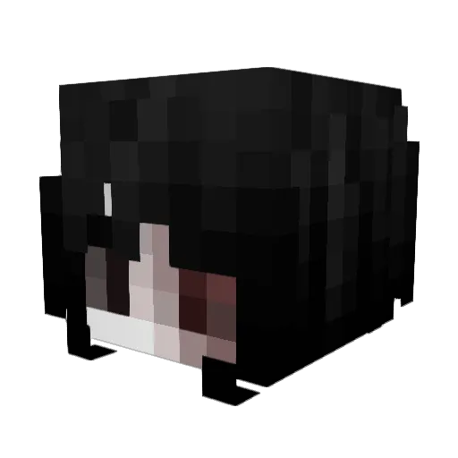 Irracional Minecraft avatar head, 3D render