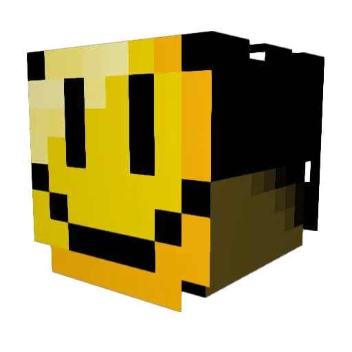 IrrelevantCar Minecraft avatar head, 3D render