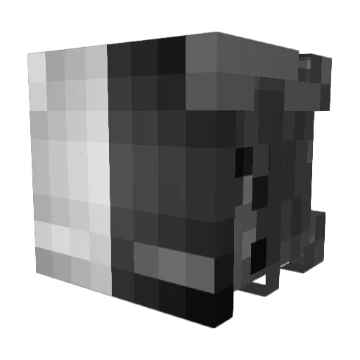 Irreverence__ Minecraft avatar head, 3D render