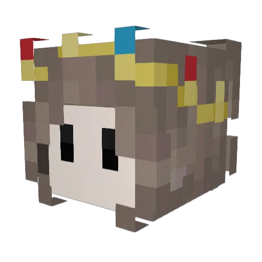 IrritablePhoenix Minecraft avatar head, 3D render