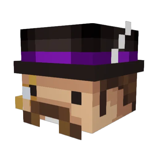IrrodiaN Minecraft avatar head, 3D render