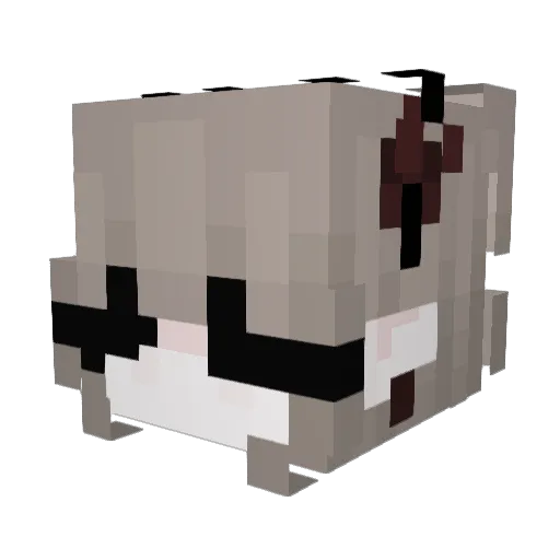 Irumyy Minecraft avatar head, 3D render