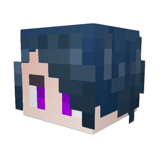 Irvenelius Minecraft avatar head, 3D render