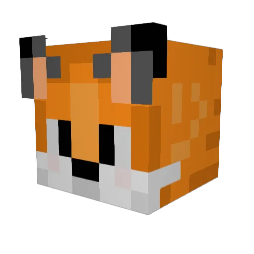 IrySeK_ Minecraft avatar head, 3D render