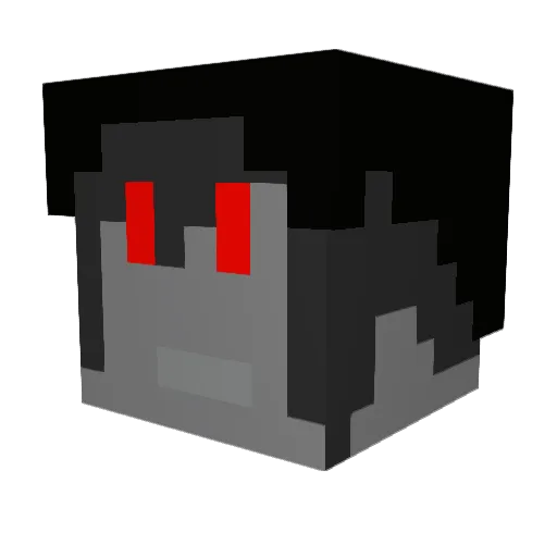 Iryuu42 Minecraft avatar head, 3D render