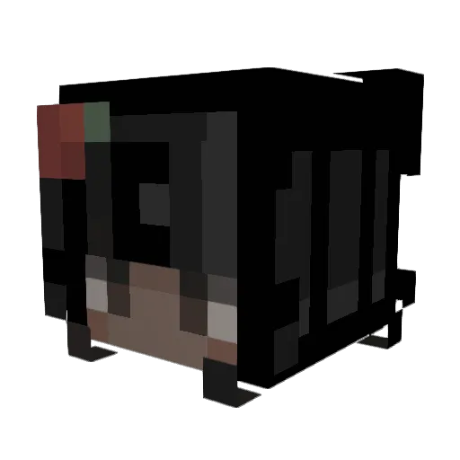 Is3bellA Minecraft avatar head, 3D render