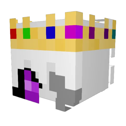 Is578 Minecraft avatar head, 3D render