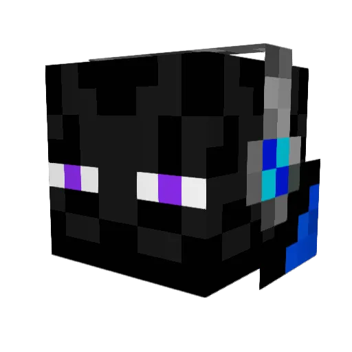 IsClassic Minecraft avatar head, 3D render
