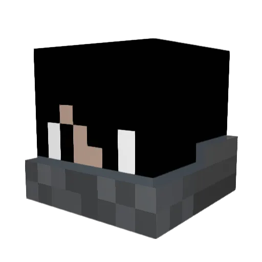 IsDannyBoy Minecraft avatar head, 3D render