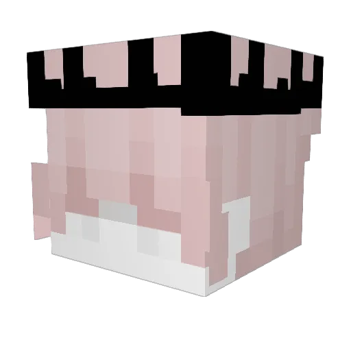 IsFinA Minecraft avatar head, 3D render