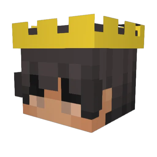 IsGino Minecraft avatar head, 3D render