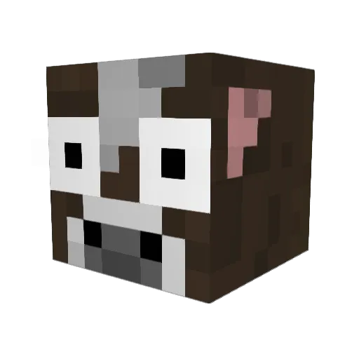 IsHibiscus Minecraft avatar head, 3D render
