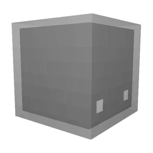 IsInit Minecraft avatar head, 3D render