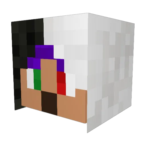 IsItBrian Minecraft avatar head, 3D render
