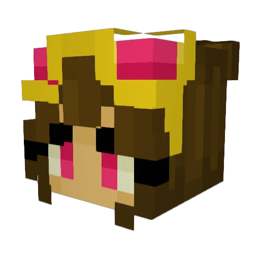 IsNOTabellla Minecraft avatar head, 3D render