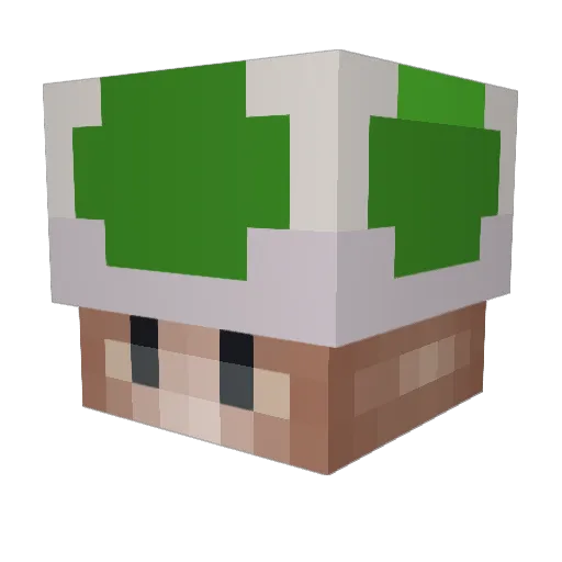 IsTeR_ Minecraft avatar head, 3D render