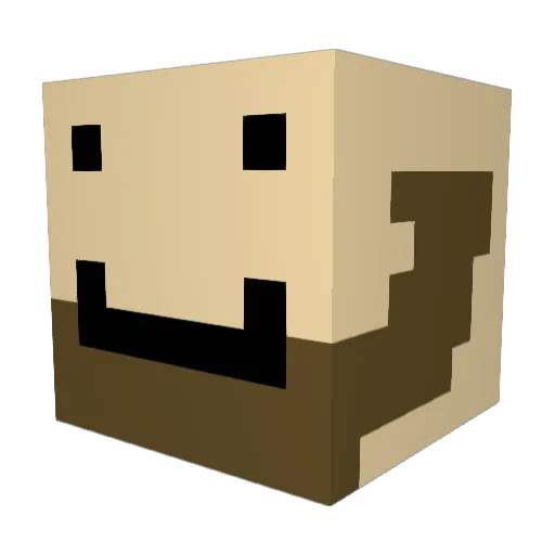 IsThatCrayCray Minecraft avatar head, 3D render