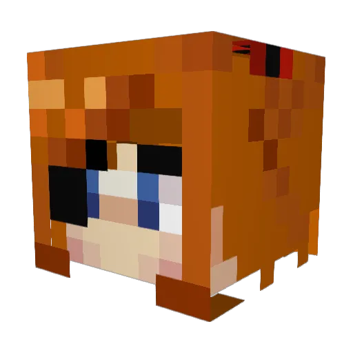 IsThatTheKid Minecraft avatar head, 3D render