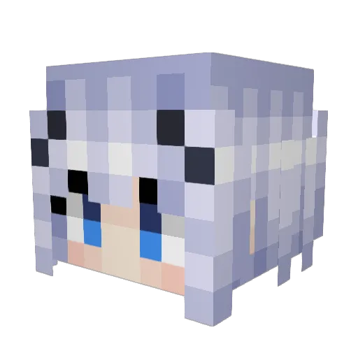 IsTheOrderRabbit Minecraft avatar head, 3D render