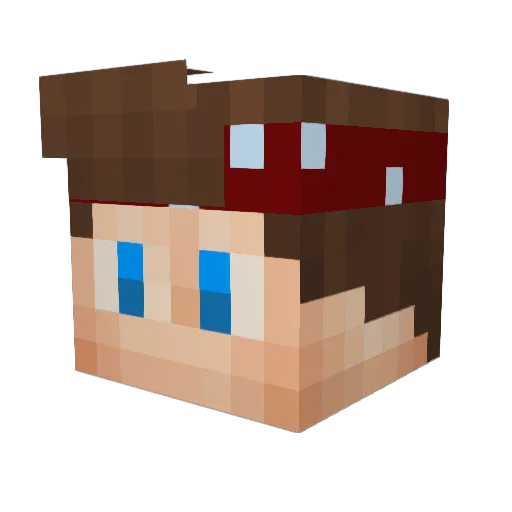 IsThisMAC Minecraft avatar head, 3D render