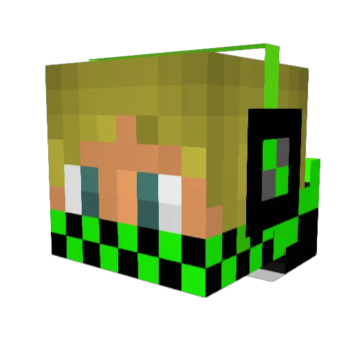 Isa5499 Minecraft avatar head, 3D render