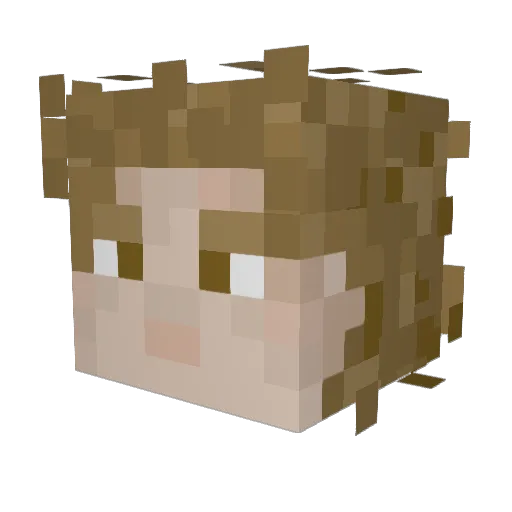 IsaBella_tr Minecraft avatar head, 3D render