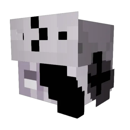 IsaTMG Minecraft avatar head, 3D render