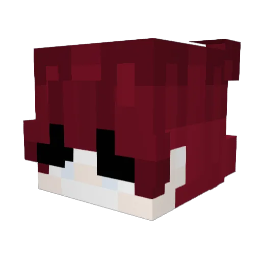 Isa_bm Minecraft avatar head, 3D render