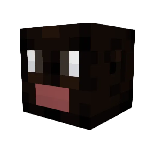 Isa_ka Minecraft avatar head, 3D render
