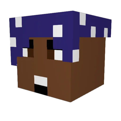 Isaac137 Minecraft avatar head, 3D render