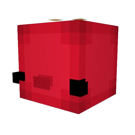IsaacJTC Minecraft avatar head, 3D render